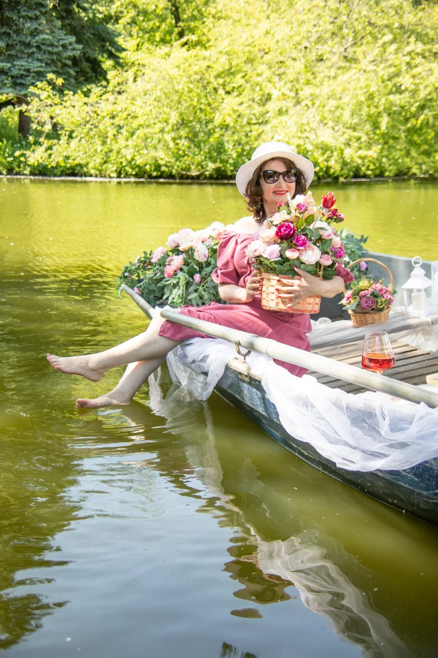 Марина Шатохина — Пионы, фотосессия · модель, Санкт-Петербург
